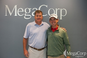 Ryan Legg and Brian Harman at MegaCorp's Headquarters